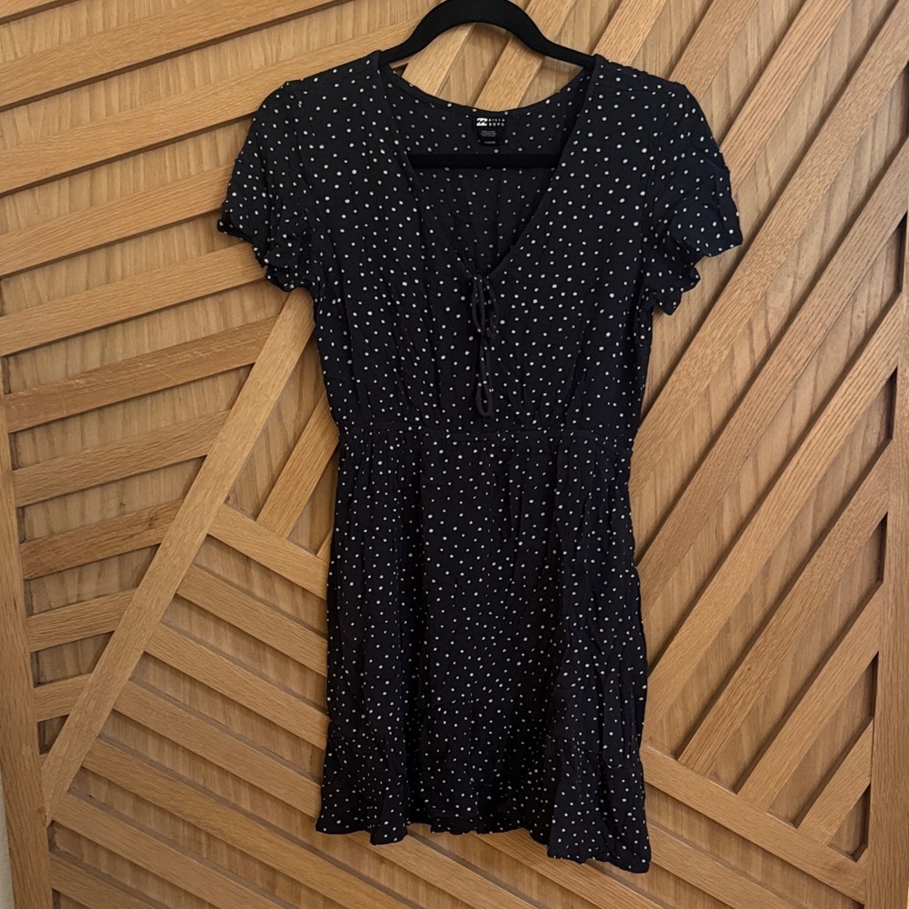 Billabong Black and White Mini Dress